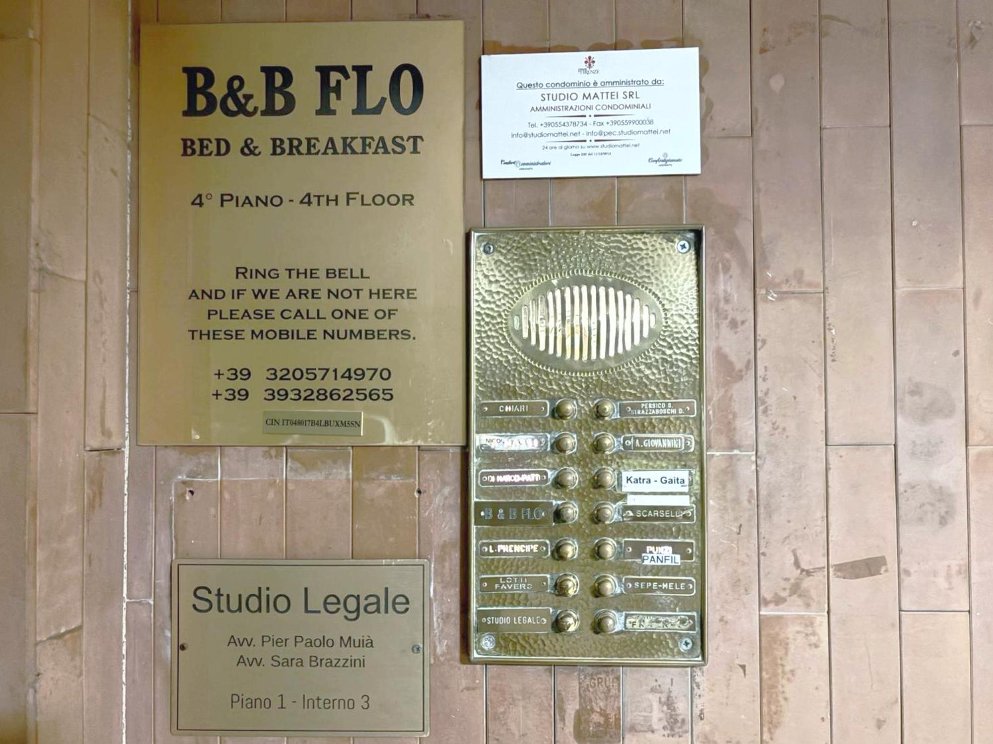 B&B Flo Florenţa Exterior foto